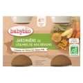 3x BABYBIO Príkrm zeleninová zmes 2x 130 g