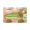 3x BABYBIO Príkrm zelená zelenina 2x 130 g