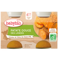 3x BABYBIO Príkrm sladké zemiaky 2x 130 g