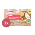 3x BABYBIO Príkrm ovocná zmes 2x 130 g