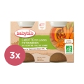 3x BABYBIO Príkrm mrkva tekvica 2x 130 g