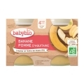 3x BABYBIO Príkrm jablko banán 2x 130 g