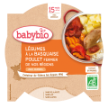 3x BABYBIO Menu zelenina s kuracím mäsom a ryžou 260 g