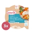 3x BABYBIO Menu mrkva a zemiaky s treskou 260 g