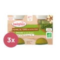 3x 2xBABYBIO Zemiaky so špenátom 2x 130 g