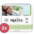 2x MOLTEX Pure&Nature Plienky jednorázové Newborn (2-4 kg) 22 ks