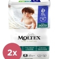 2x MOLTEX Pure&Nature Nohavičky plienkové jednorázové 6 XL (14 kg+) 18 ks