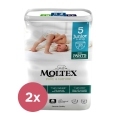 2x MOLTEX Pure&Nature Nohavičky plienkové jednorázové 5 Junior (9-14 kg) 20 ks