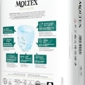 2x MOLTEX Pure&Nature Nohavičky plienkové jednorázové 4 Maxi (7-12 kg) 22 ks