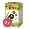 2x LEROS Čaj detský Jablko 20x2g