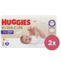 2x HUGGIES® Nohavičky plienkové jednorazové 3 Extra Care Pants (6-11 kg) 48 ks