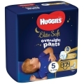 2x HUGGIES® Elite Soft Pants OVN Nohavičky plienkové jednorazové 5 (12-17 kg) 17 ks