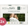 2x ECO BY NATY Plienky jednorazové 1 (2-5 kg) 25 ks