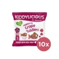 10x KIDDYLICIOUS Chrumkavé malinové rybičky