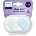 Philips AVENT Cumlík Ultrastart neutral 0-2m chlapec 2 ks