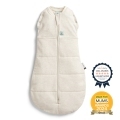 ERGOPOUCH Zavinovačka a vak na spanie 2v1 Cocoon Oatmeal Marle 6-12 m, 8-10 kg, 2,5 tog