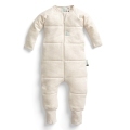 ERGOPOUCH Overal na spanie organická bavlna Onesie Oatmeal Marle 6-12 m, 2,5 tog