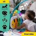 BABY EINSTEIN Podložka na hranie s ohrádkou a klavírom 3v1 Kick & Snooze™ 0m+