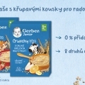 GERBER Junior kaša nemliečna ovocná s chrumkavými kúskami 200 g, 1r+