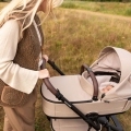 EASYWALKER Kočík kombinovaný Jimmey Explore Pearl Taupe AIR + CYBEX Aton B2 i-Size + základňa