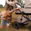 EASYWALKER Kočík kombinovaný Jimmey Explore Pearl Taupe AIR + CYBEX Aton B2 i-Size + základňa