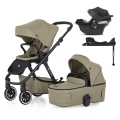 PETITE&MARS Kočík kombinovaný ICON 2v1 Mossy Green LITE AIR + CYBEX Aton B2 i-Size + základňa