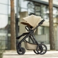 PETITE&MARS Kočík kombinovaný ICON 2v1 Mocha Beige XXL RWS + CYBEX Aton B2 i-Size + základňa