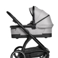 MUUVO Kočík kombinovaný Trick set 2v1 Steel grey + CYBEX Aton B2 i-Size + základňa