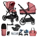 MUUVO Kočík kombinovaný Trick set 2v1 Pure pink + CYBEX Aton B2 i-Size + základňa