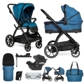 MUUVO Kočík kombinovaný Trick set 2v1 Ocean blue + CYBEX Aton B2 i-Size + základňa