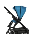 MUUVO Kočík kombinovaný Trick set 2v1 Ocean blue + CYBEX Aton B2 i-Size + základňa