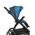 MUUVO Kočík kombinovaný Trick set 2v1 Ocean blue + CYBEX Aton B2 i-Size + základňa