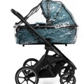 MUUVO Kočík kombinovaný Slick 2.0 set 2v1 Light grey + CYBEX Aton B2 i-Size + základňa