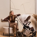 MUUVO Kočík kombinovaný Quick Boho Brown set 2v1 + CYBEX Aton B2 i-Size + základňa