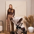 MUUVO Kočík kombinovaný Quick Boho Brown set 2v1 + CYBEX Aton B2 i-Size + základňa