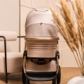 MUUVO Kočík kombinovaný Quick Boho Brown set 2v1 + CYBEX Aton B2 i-Size + základňa