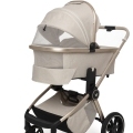 MUUVO Kočík kombinovaný Quick Boho Beige set 2v1 + CYBEX Aton B2 i-Size + základňa