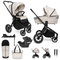 MUUVO Kočík kombinovaný Quick 4.0 Desert sand set 2v1 + CYBEX Aton B2 i-Size + základňa