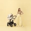 MUUVO Kočík kombinovaný Quick 4.0 Desert sand set 2v1 + CYBEX Aton B2 i-Size + základňa