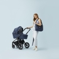 MUUVO Kočík kombinovaný Quick 4.0 Azure blue set 2v1 + CYBEX Aton B2 i-Size + základňa