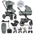 EASYWALKER Kočík kombinovaný Jimmey Thyme Green XXL RWS + CYBEX Aton B2 i-Size + základňa