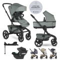 EASYWALKER Kočík kombinovaný Jimmey 2v1 Thyme Green LITE RWS + CYBEX Aton B2 i-Size + základňa