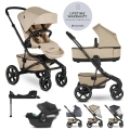 EASYWALKER Kočík kombinovaný Jimmey 2v1 Sand Taupe LITE RWS + CYBEX Aton B2 i-Size + základňa