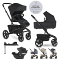 EASYWALKER Kočík kombinovaný Jimmey 2v1 Pepper Black LITE RWS + CYBEX Aton B2 i-Size + základňa