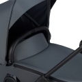 EASYWALKER Kočík kombinovaný Harvey⁵ Premium Mineral Grey XXL RWS + CYBEX Aton B2 i-Size