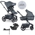 EASYWALKER Kočík kombinovaný Harvey⁵ Premium 2v1 Mineral Grey LITE RWS + CYBEX Aton B2 i-Size