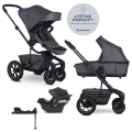 EASYWALKER Kočík kombinovaný Harvey⁵ Premium 2v1 Mineral Grey LITE AIR + CYBEX Aton B2 i-Size