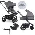 EASYWALKER Kočík kombinovaný Harvey⁵ 2v1 Pebble Grey LITE AIR + CYBEX Aton B2 i-Size + základňa